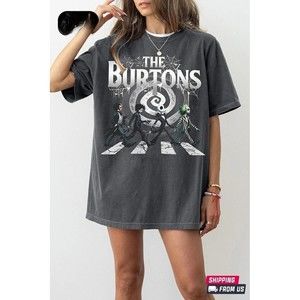 The Burtons Shirt, Horror It_s Show Time Horror Movie Characters T-Shirt